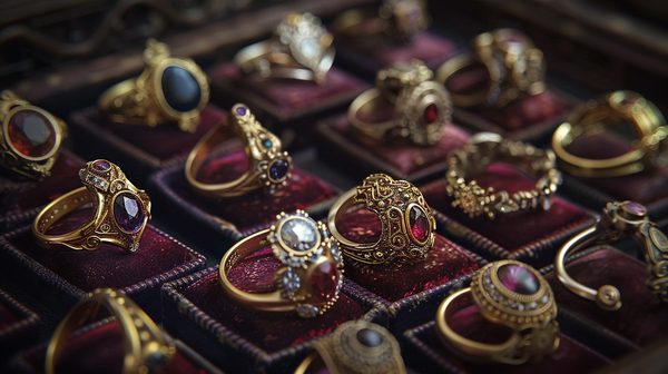 Quels types de bagues trouve-t-on sur le site de la Guilde des Orfèvres ?